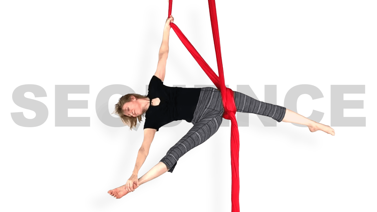 Hip Key and Thigh Hitch Cartwheel Sequence Aerial Fit Online