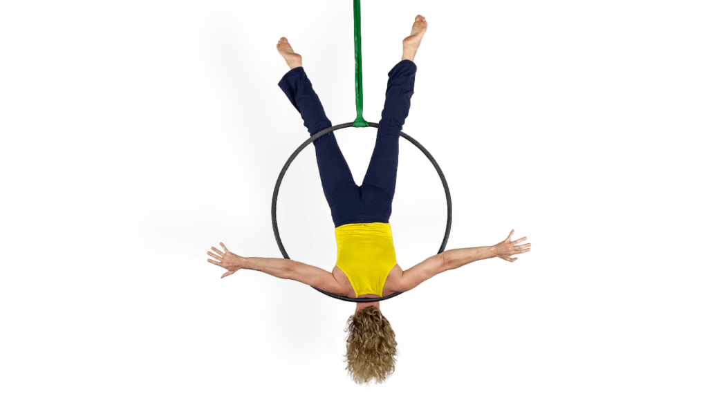 Shoulder Stand Double Aerial Hoop Video Tutorial Intermediate Lyra Online Class