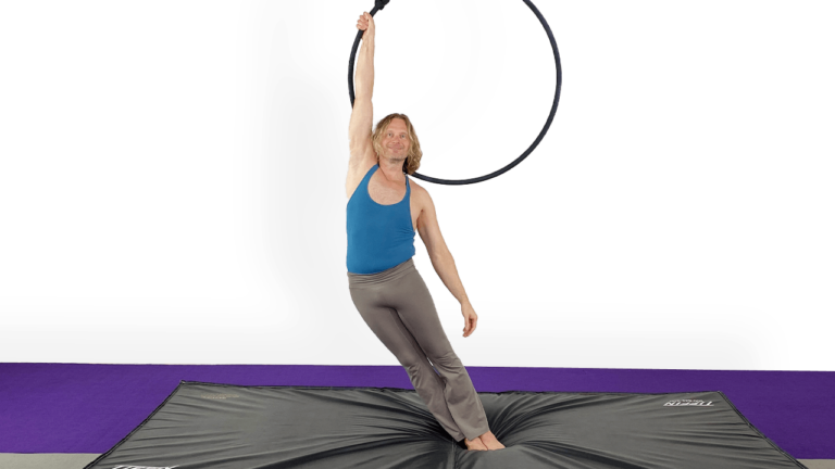 Pulling Taffy One Arm Aerial Hoop Video Tutorial Advanced Conditioning Lyra Online Class