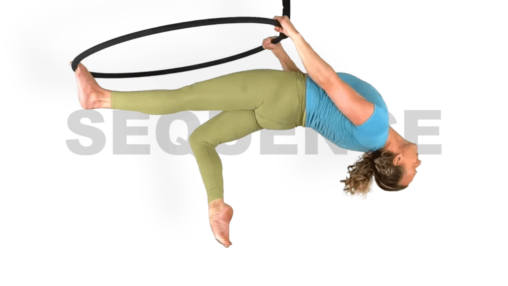 Standing Arch to Star Sequence Aerial Hoop Video Tutorial Beginner Lyra Online Class