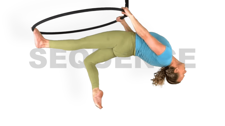 Standing Arch to Star Sequence Aerial Hoop Video Tutorial Beginner Lyra Online Class