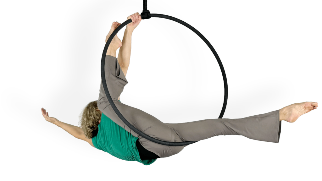 Foot Thread Through Aerial Hoop Video Tutorial Intermediate Lyra Online Class