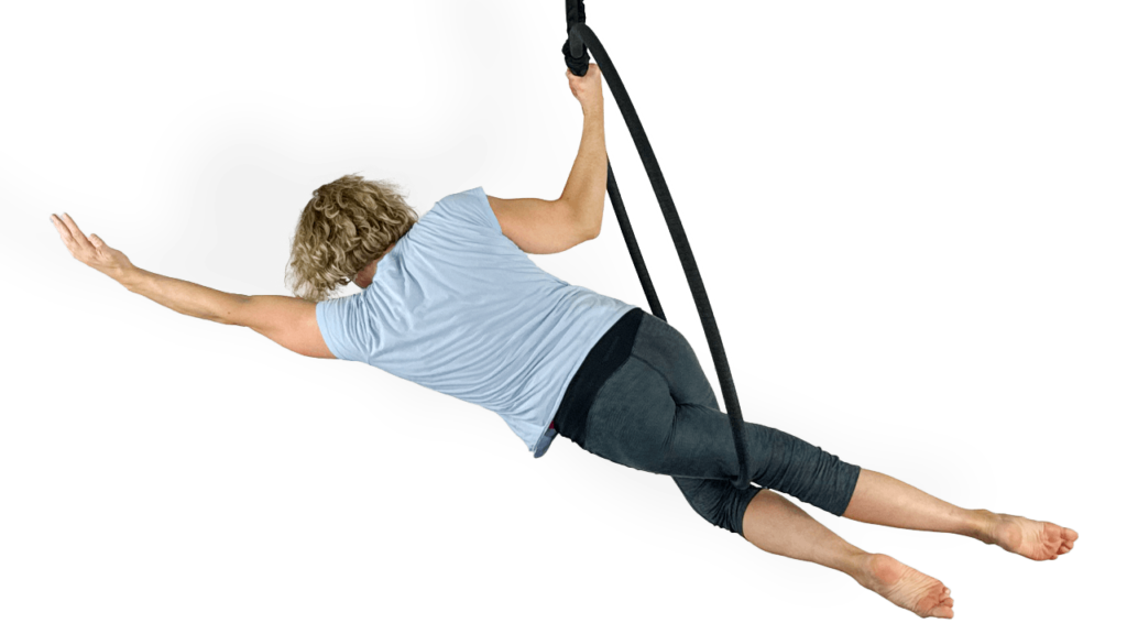 Lady in the Moon and Chariot Leg Calibration Aerial Hoop Video Tutorial Intermediate Lyra Online Class