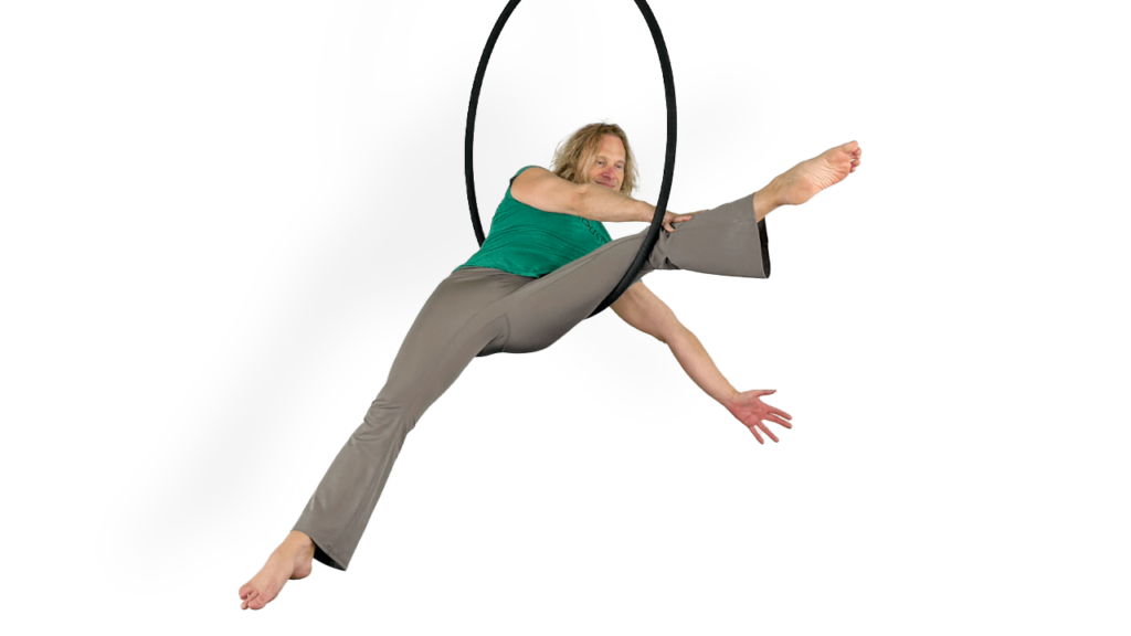 Back Lion Unusual Balance Aerial Hoop Video Tutorial Intermediate Lyra Online Class