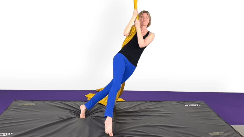 Scissor Pull Ups Drill Aerial Silks Video Tutorial Intermediate Fabric Conditioning Online Class
