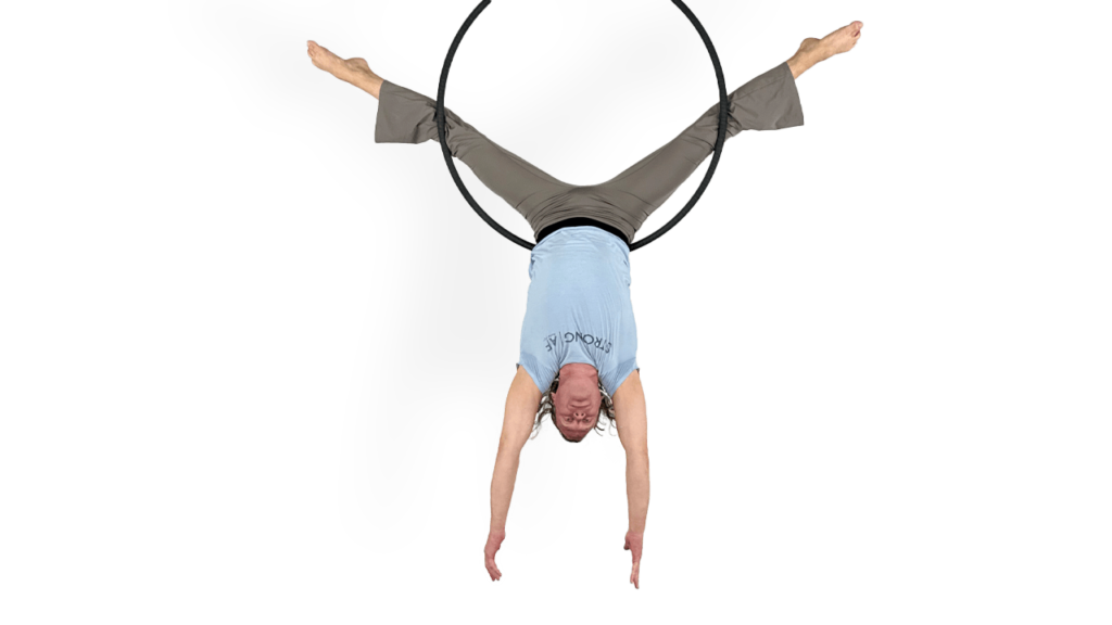 Straddle Back Balance Aerial Hoop Video Tutorial Intermediate Lyra Online Class