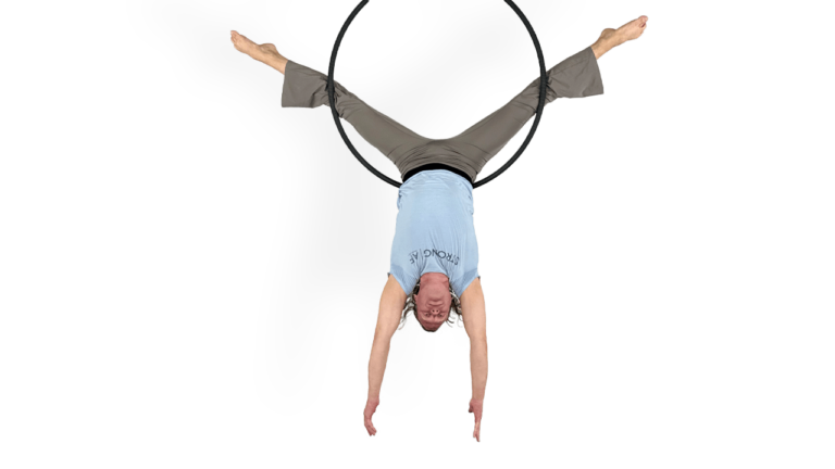 Straddle Back Balance Aerial Hoop Video Tutorial Intermediate Lyra Online Class