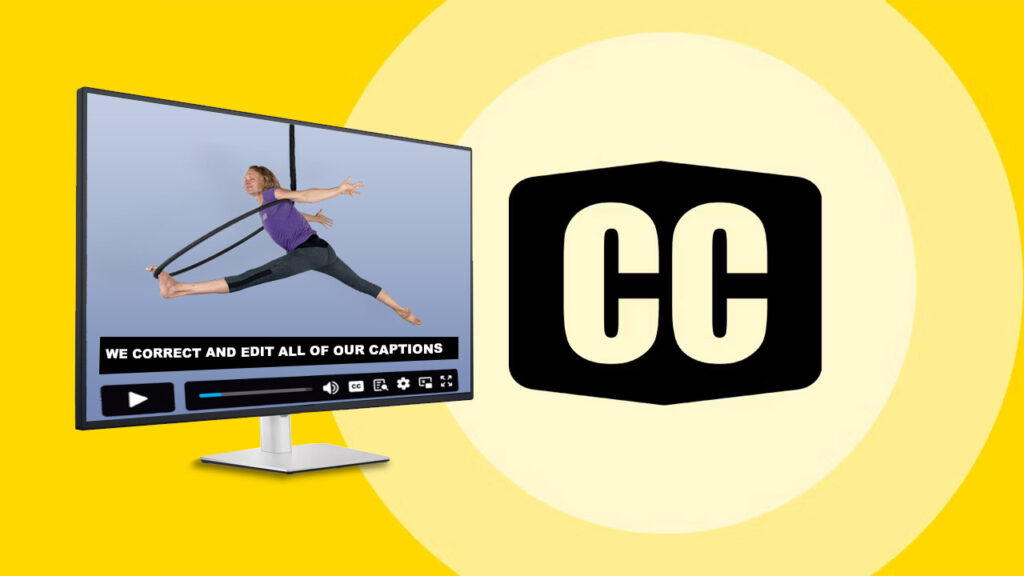 Aerial Fit Corrected and Edited Video Captions