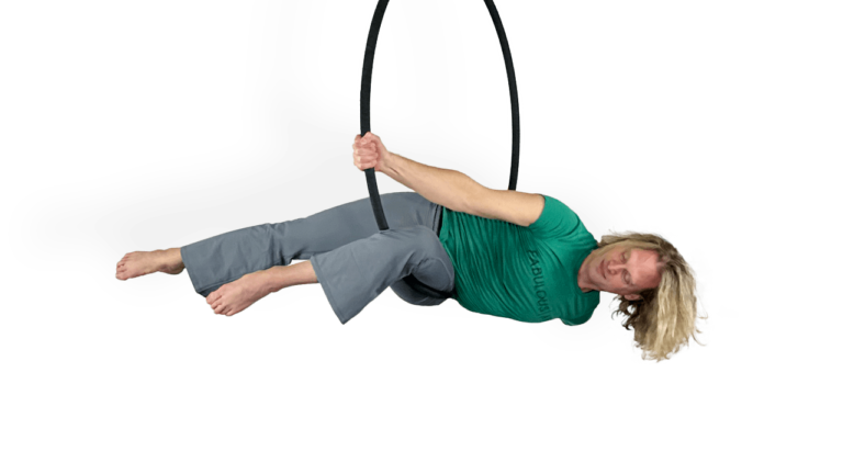 Back Lion Roll to Angel Aerial Hoop Video Tutorial Intermediate Lyra Online Class