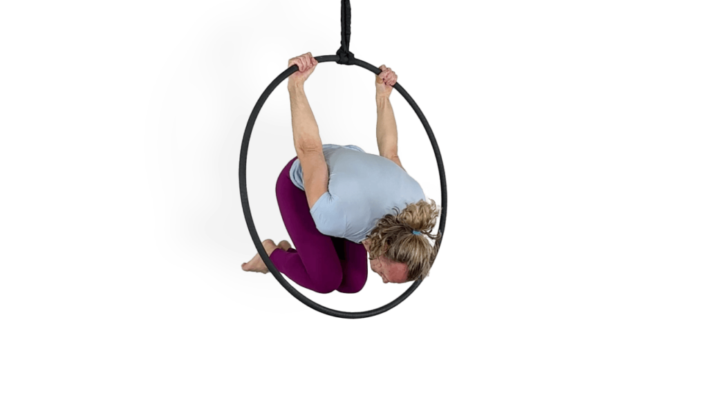 Knee Prow Skin the Cat Aerial Hoop Video Tutorial Advanced Lyra Online Class