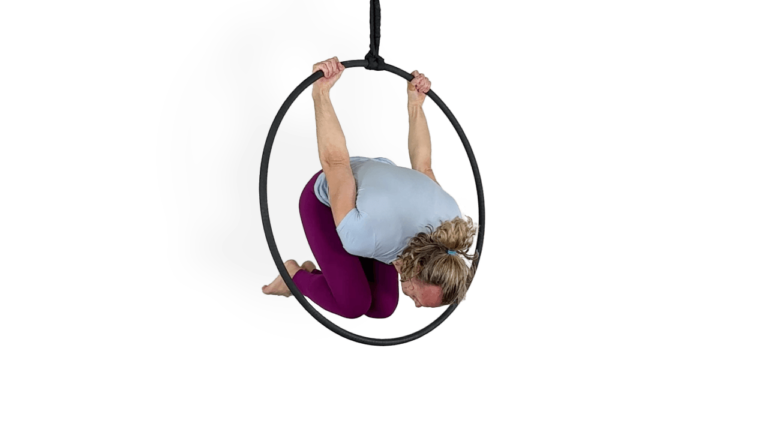 Knee Prow Skin the Cat Aerial Hoop Video Tutorial Advanced Lyra Online Class