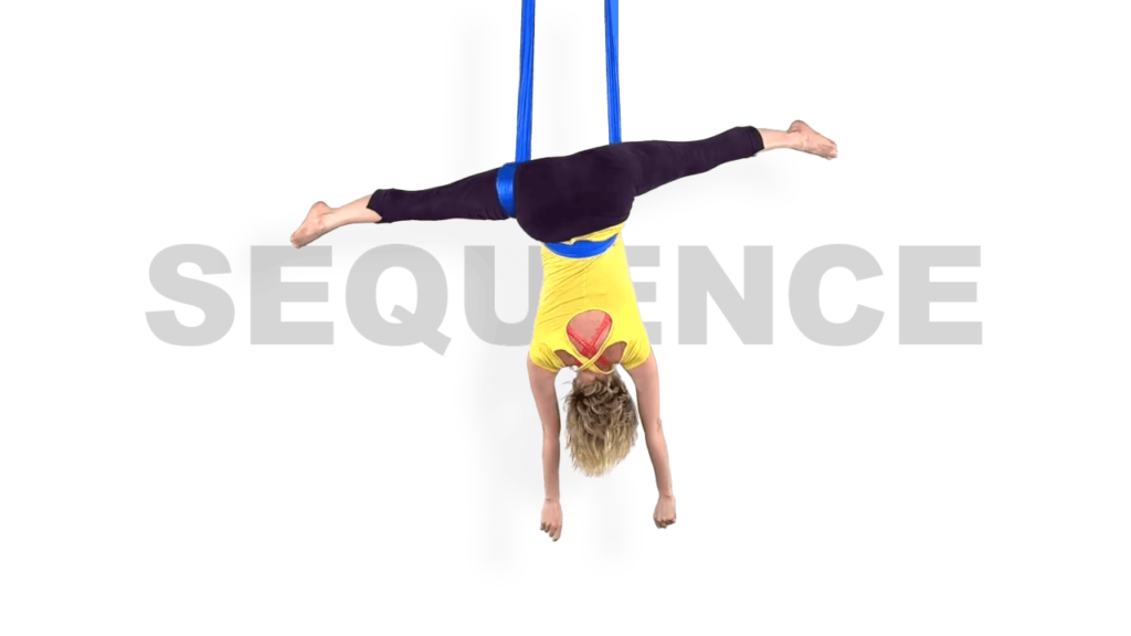 Catchers Up Down Warm Up Sequence Aerial Sling Video Tutorial Beginner Hammock Online Class