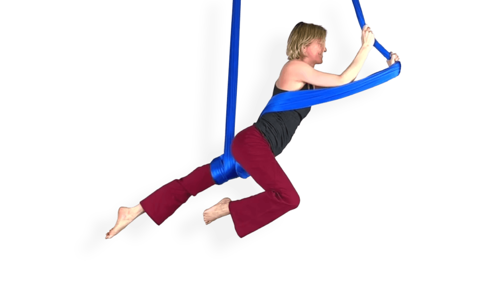 Half Catchers Roll Up Aerial Sling Video Tutorial Beginner Hammock Online Class