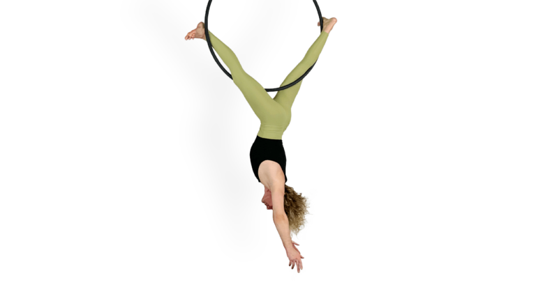 Running Man Aerial Hoop Video Tutorial Intermediate Ankle Hang Lyra Online Class