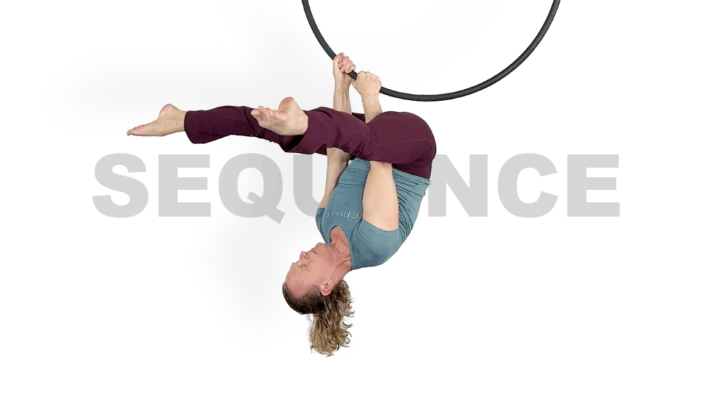 Sneaky Inversion Sequence Easier Aerial Hoop Video Tutorial Intermediate Lyra Online Class