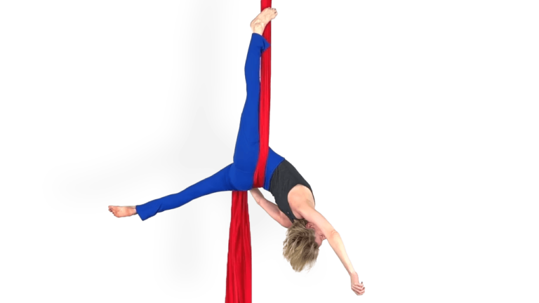 Back Balance Foot Flag Aerial Silks Video Tutorial Advanced Fabric Online Class