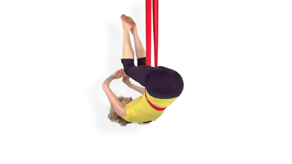 Cannonball Droplet Aerial Sling Video Tutorial Beginner Introduction to Drops and Dives Hammock Online Class