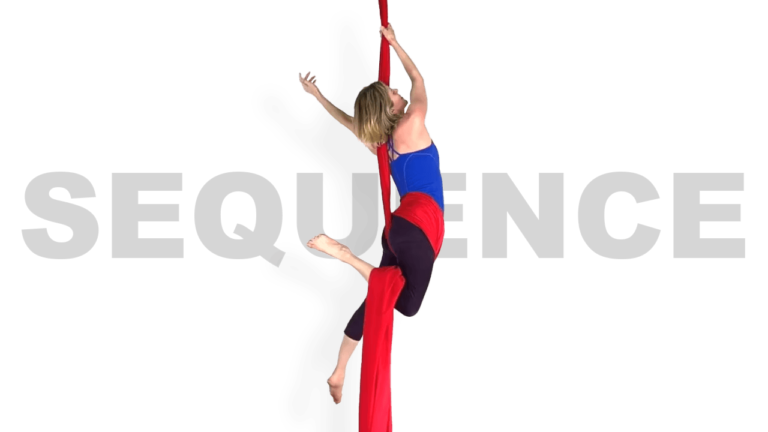 Footlock to Foot Flag Back Balance Sequence Aerial Silks Video Tutorial Advanced Fabric Online Class