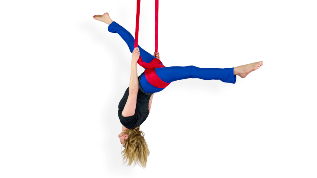 Inside Seatbelt Forward and Backward Rolls Aerial SLing Video Tutorial Intermediate Infinite Roll Seatbelt Hammock Online Class