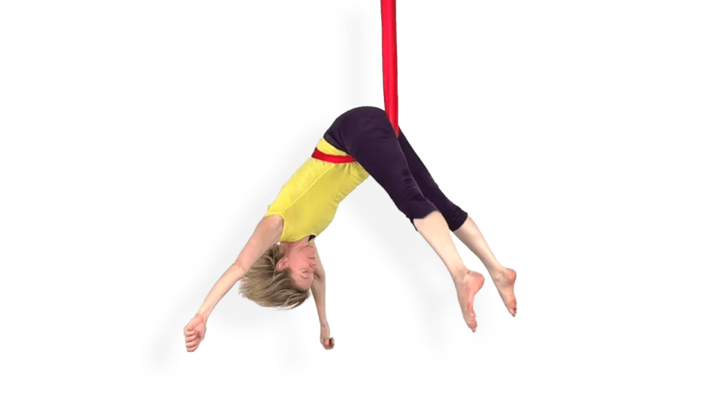 Half Tick Tock Aerial Sling Video Tutorial Intermediate Drop and Dive Hammock Online Class
