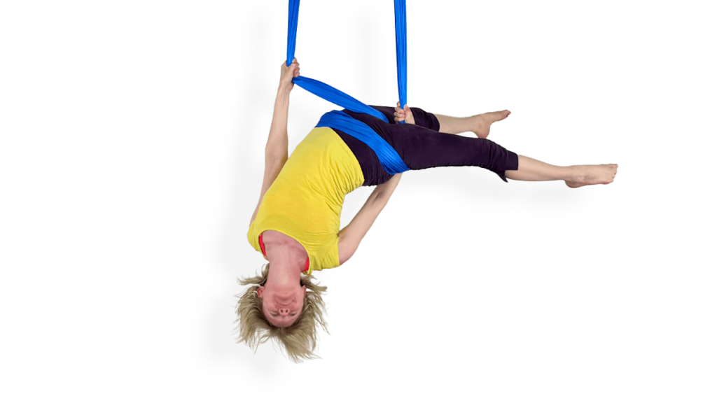 Inside Seatbelt Pull Over the Cross Entries Aerial Sling Video Tutorial Intermediate Seatbelt Wrap Hammock Online Class