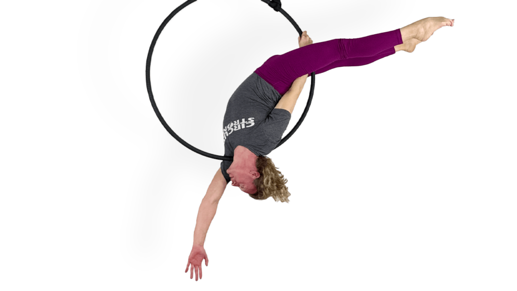 Single Shoulder Stand Varekai Aerial Hoop Video Tutorial Intermediate Lyra Online Class