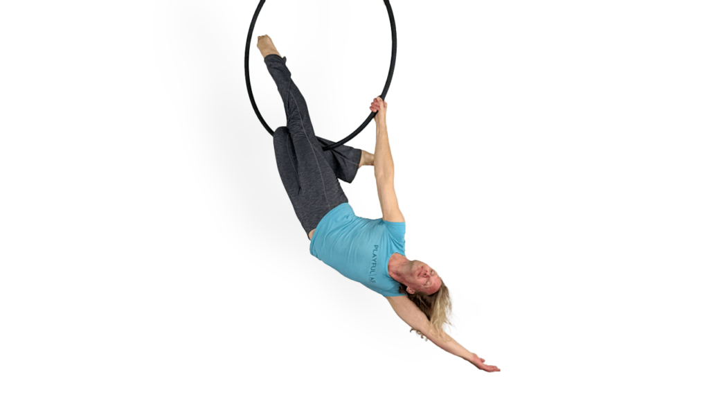 Angel Hip Press Aerial Hoop Video Tutorial Beginner Lyra Online Class