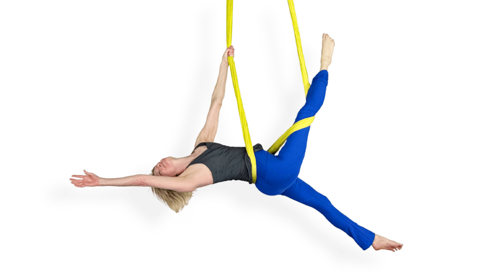Inside Seatbelt Front Balance Crochet Entry Aerial Sling Video Tutorial Advanced Hammock Online Class