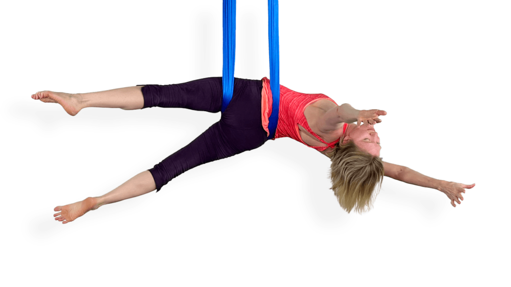Side Back Balance Aerial Sling Video Tutorial Intermediate Hammock Online Class