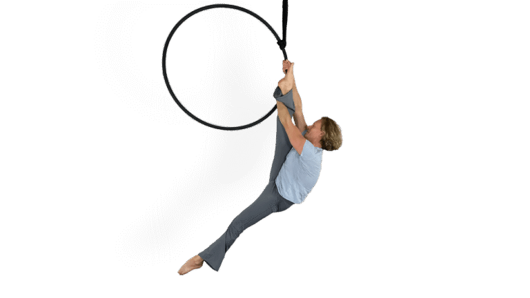 Trapped Heel Hang Splits Lever Leg Entrance Aerial Hoop Video Tutorial Advanced dynamic lyra online class
