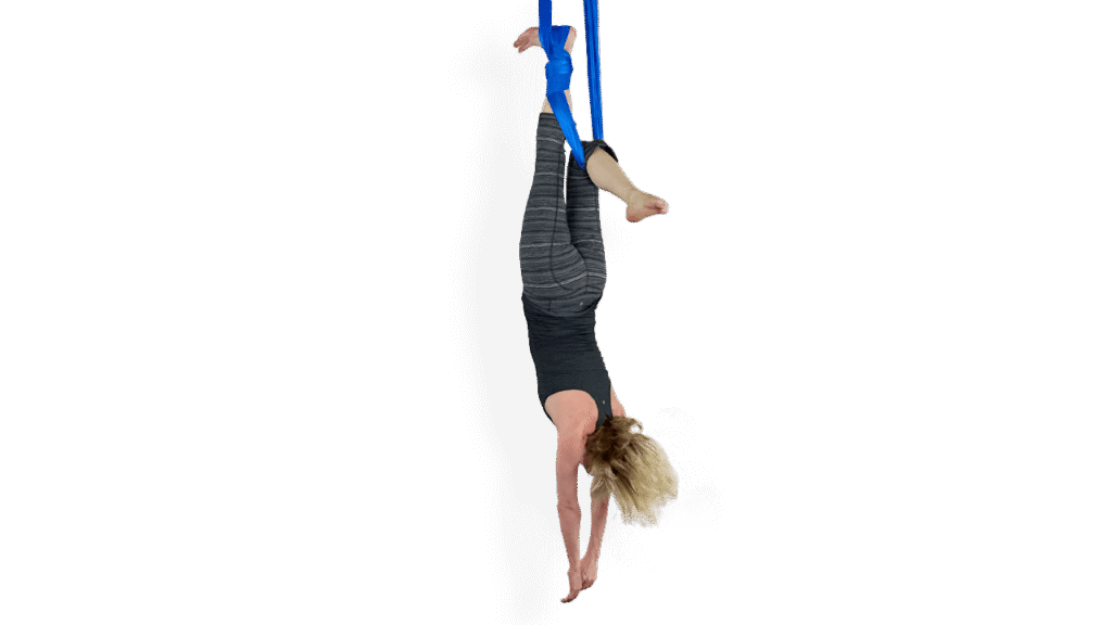 Ankle Knee Hang Arabesque Roll Up Entry Aerial Sling Video Tutorial Intermediate Corset and Crossed Wrap Hammock Online Class