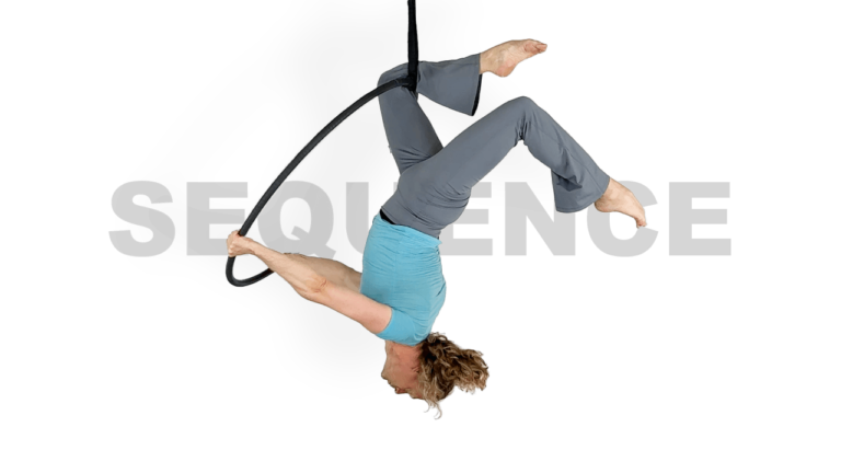 Sleeper Roll Sequence Aerial Hoop Video Tutorial Intermediate Lyra Choreography Online Class