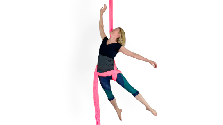 Windstar Figurehead Aerial Silks Video Tutorial Intermediate Drop and Dive Fabric Online Class