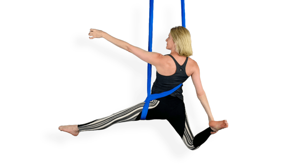 Crossed Half Catchers Aerial Sling Video Tutorial Intermediate Online Hammock Class
