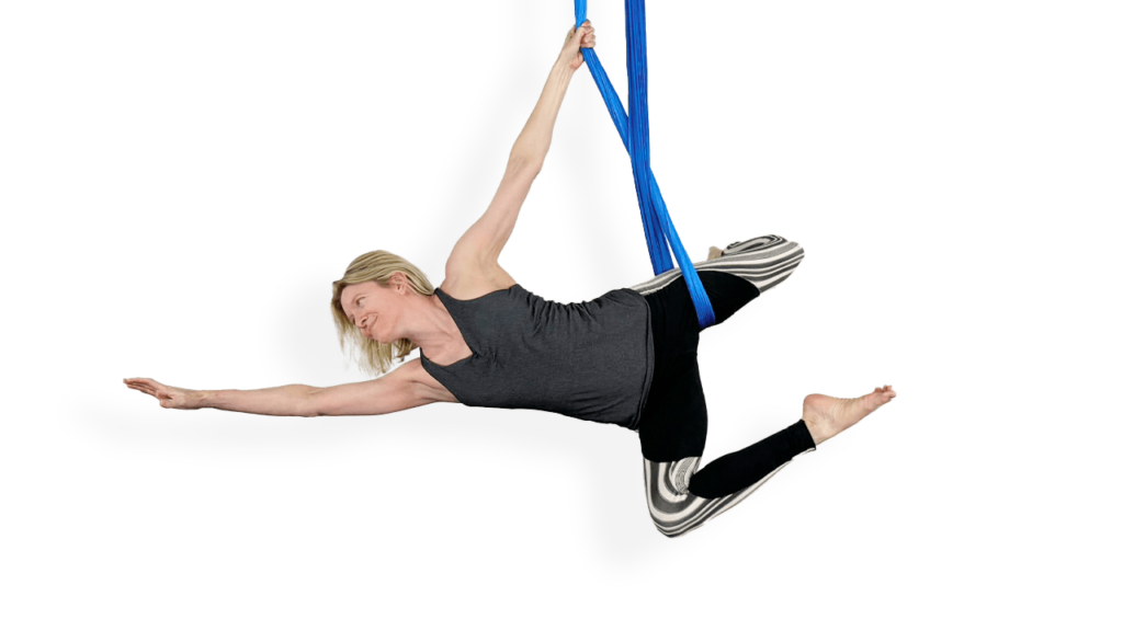 Crossed Half Catchers Twist Out Exit Aerial Sling Video Tutorial Intermediate Hammock Online Class