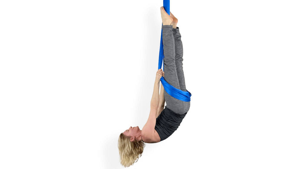 Back Straddle to Seated Aerial Sling Video Tutorial Intermediate Hammock Online Class