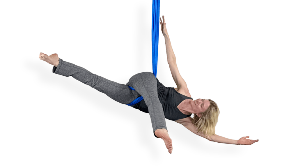 Hip Key Scissors Aerial Sling Video Tutorial Beginner to Advanced Conditioning Hammock Online Class