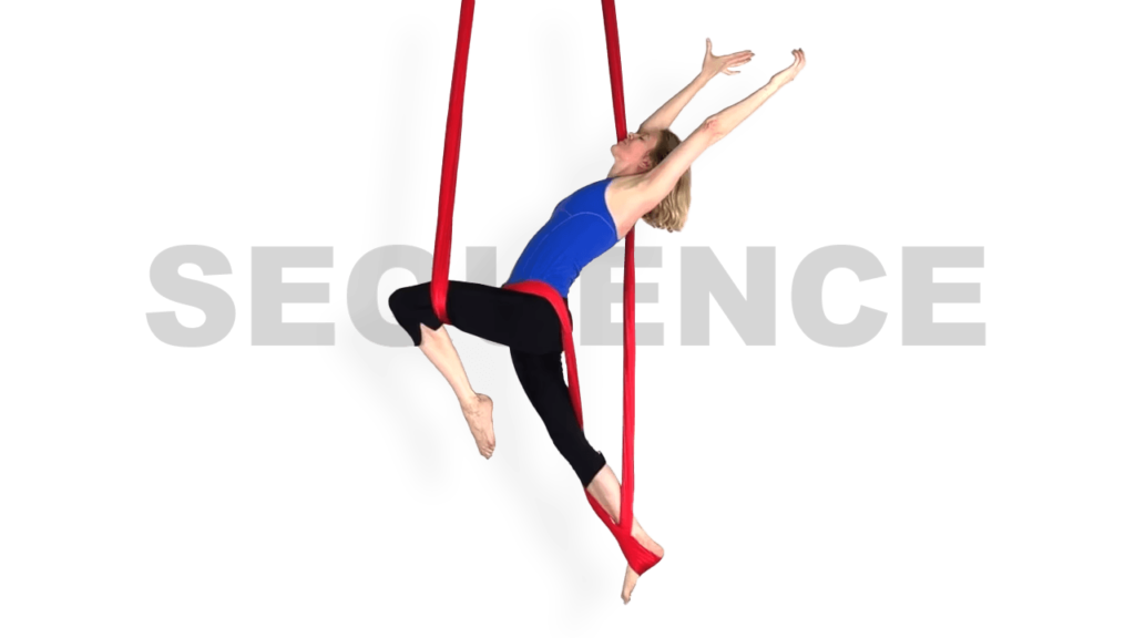 Lotus Climb to Thigh Hitch Sequence Aerial Sling Video Tutorial Advanced Hammock Online Class