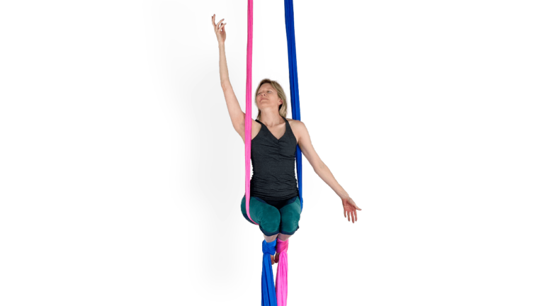 Crossback Seat Aerial Silks Video Tutorial Intermediate Crossback Straddle Variation Fabric Online Class