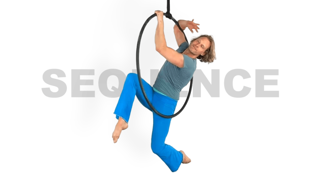 Elbow Hang Basics Exploration Aerial Hoop Video Tutorial Intermediate Lyra Sequence Online Class