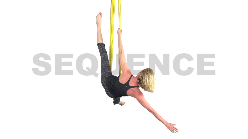 Up Down & Around Warm Up Sequence Aerial Sling Video Tutorial Beginner Hammock Online Class