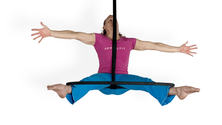 Seated Straddle Balance Aerial Hoop Video Tutorial Intermediate Lyra Online Class