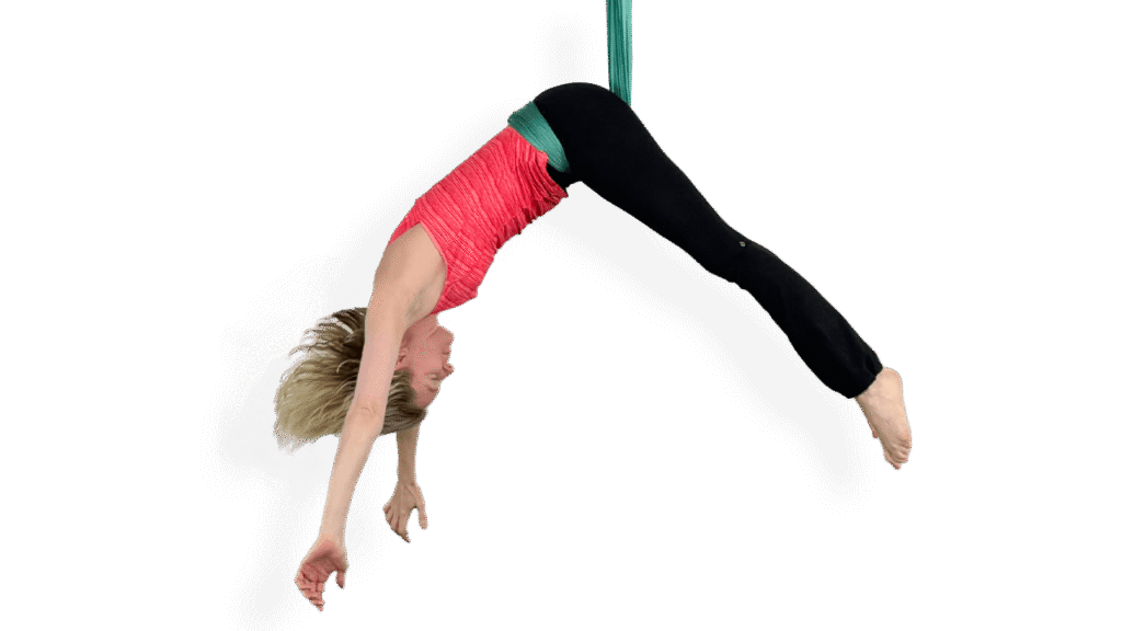 Hollow Body Pops Aerial Sling Video Tutorial Intermediate Conditioning Drops and Dives Hammock Online Class