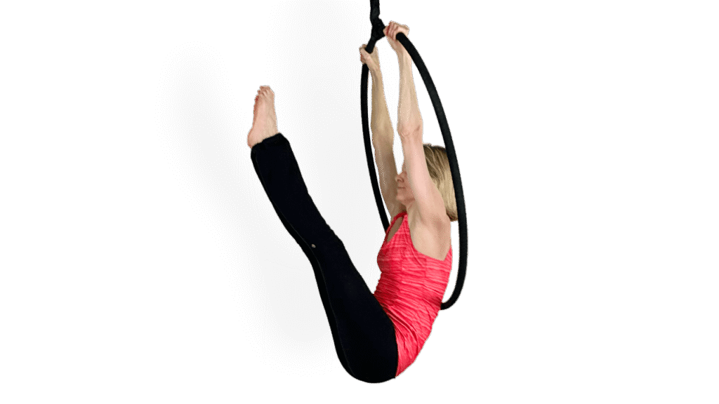 Leg Lifts Hanging Aerial Hoop Video Tutorial Conditioning Lyra Online Class