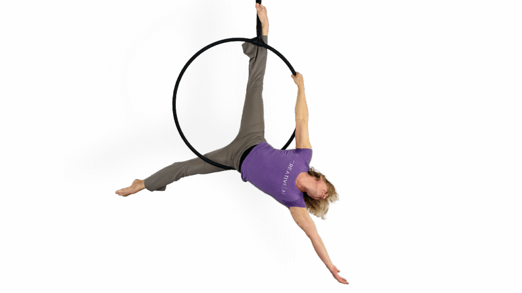 Dragon Star Aerial Hoop Video Tutorial Beginner Lyra Online Class