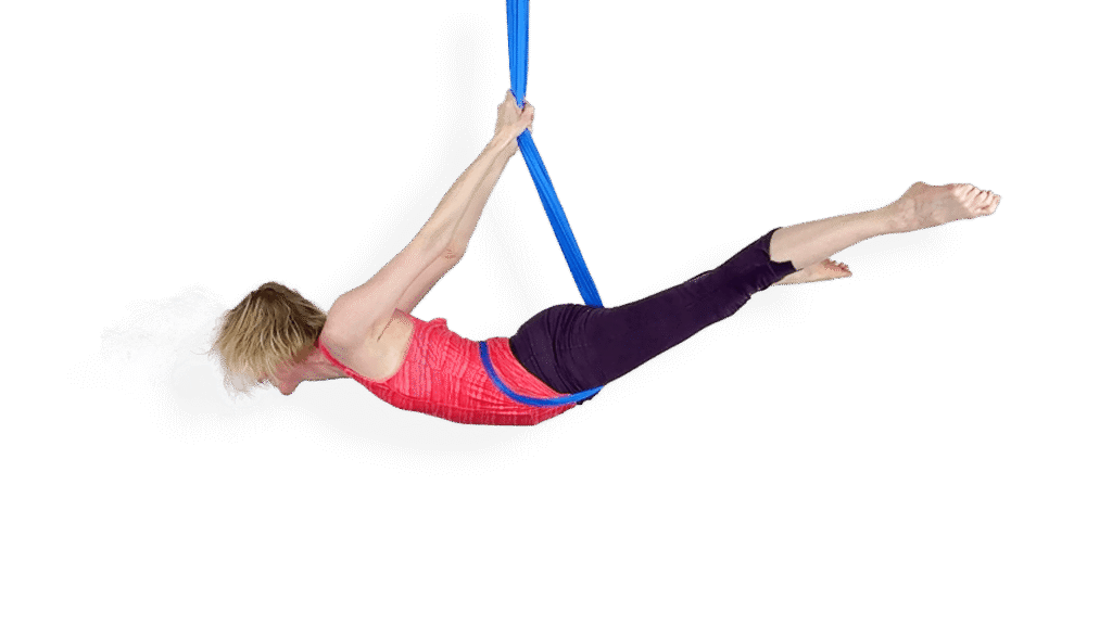 Skin the Cat Airplane Aerial Sling Video Tutorial Intermediate Catchers Wrap Hammock Online Class