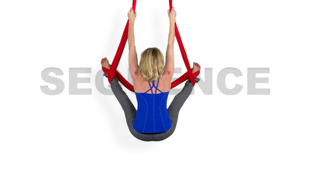 Up Down to Stand Warm-Up & Conditioning Sequence Aerial Sling Video Tutorial Beginner Hammock Online Class