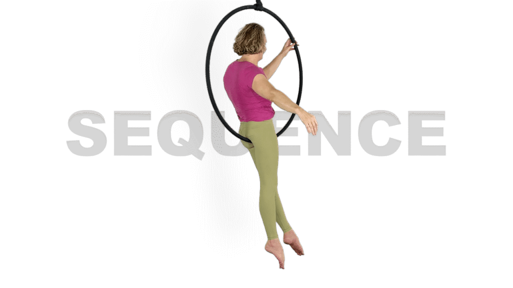 Warm Up Sequence Intermediate Aerial Hoop Video Tutorial Lyra Online Class