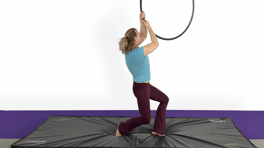 Hoop Contact Juggling Mount Aerial Hoop Video Tutorial Beginner Lyra Online Class