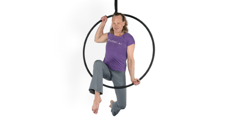 Horse Lifts Aerial Hoop Video Tutorial Intermediate Conditioning Lyra Online Class